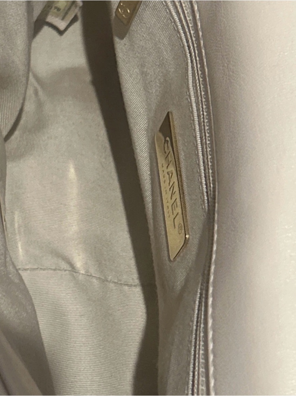 CHANEL Chanel 19 Small Medium 2Way Shoulder Crossbody Bag Lambskin Leather Beige - Picture 12 of 15